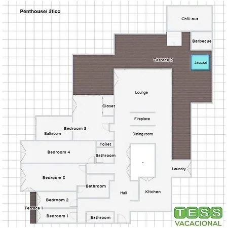 Apartament Tess Penthouse Deluxe Ds11 Torremolinos